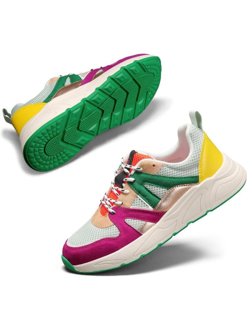Stylish Women's Platform Walking Sneakers - Comfortable & Trendy Footwear